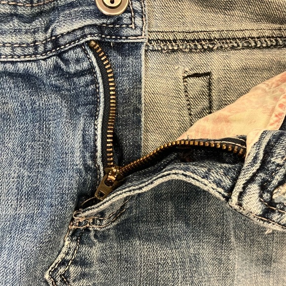 Billabong size 11 Jean Mini Skirt Casual Chic waist 34.5” - Picture 11 of 16